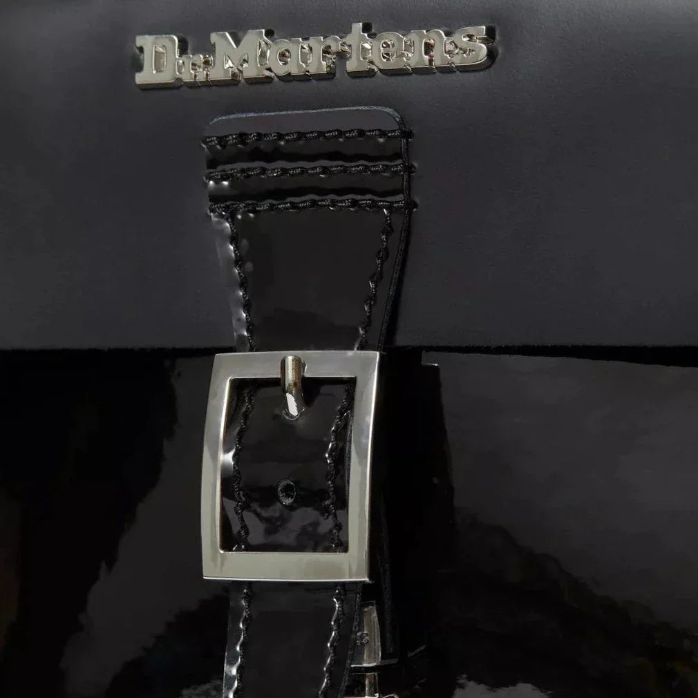 LEATHER HEART BAG BLACK