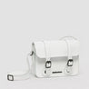 WHITE PISA LEATHER CROSSBODY BAG