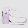 LILAC LEATHER HEART BAG