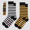 PACK 2 Y/B Socks + Laces