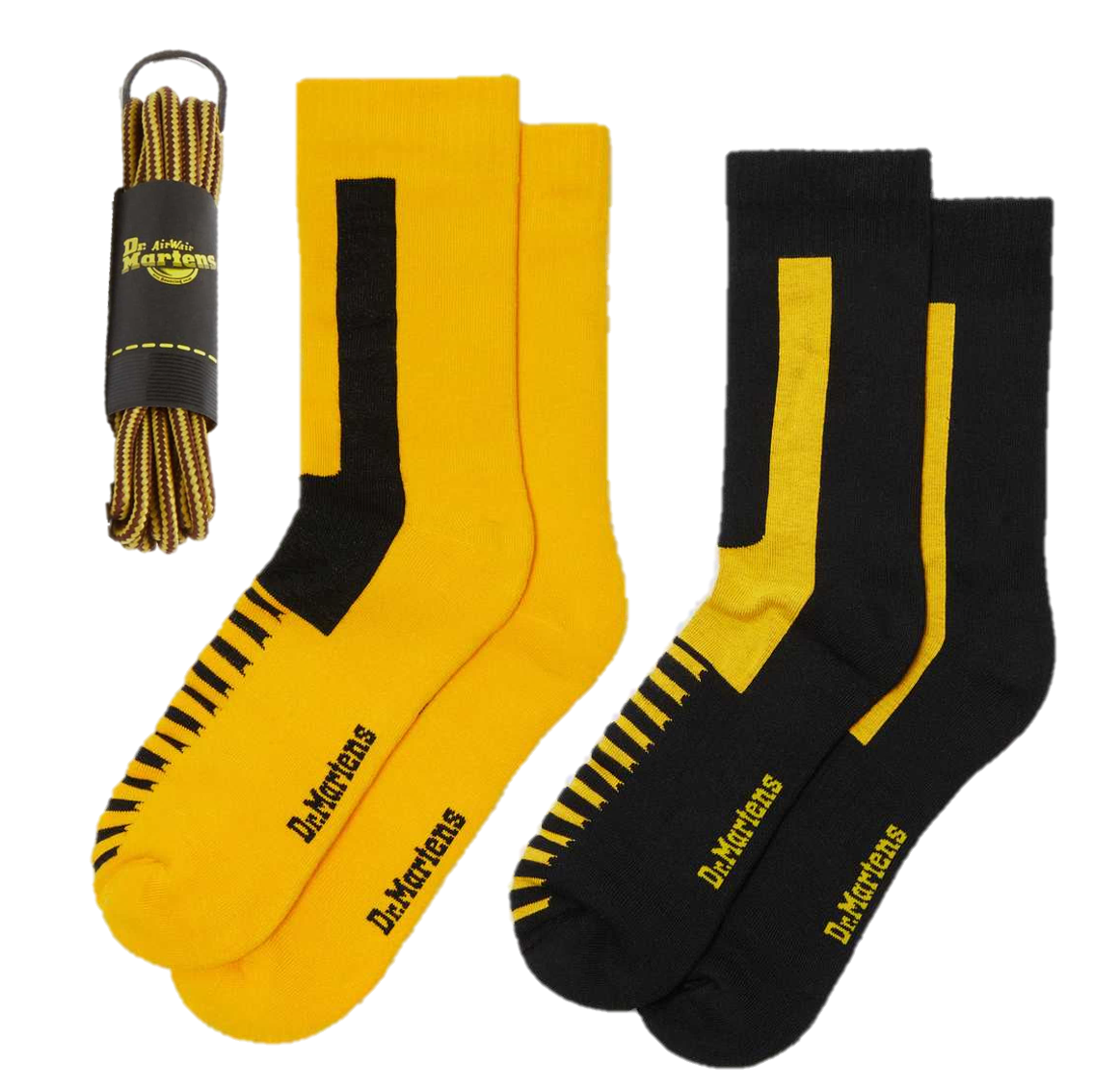 PACK B/Y 2 Socks + Laces